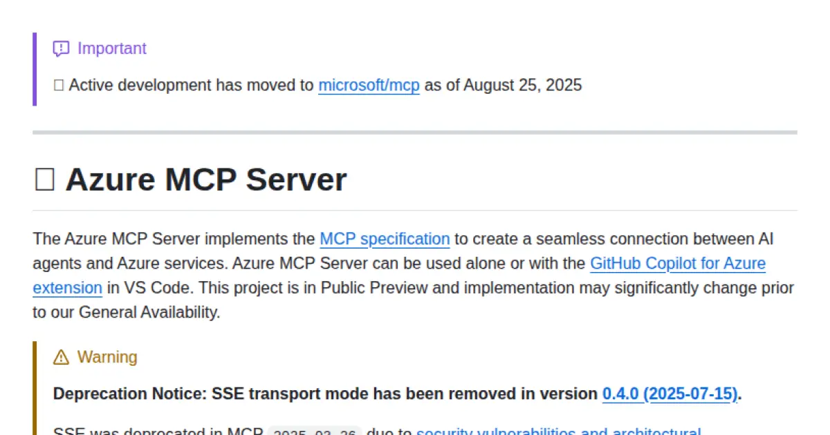 Azure MCP Server