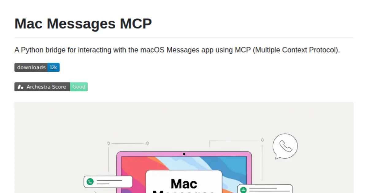 Mac Messages MCP