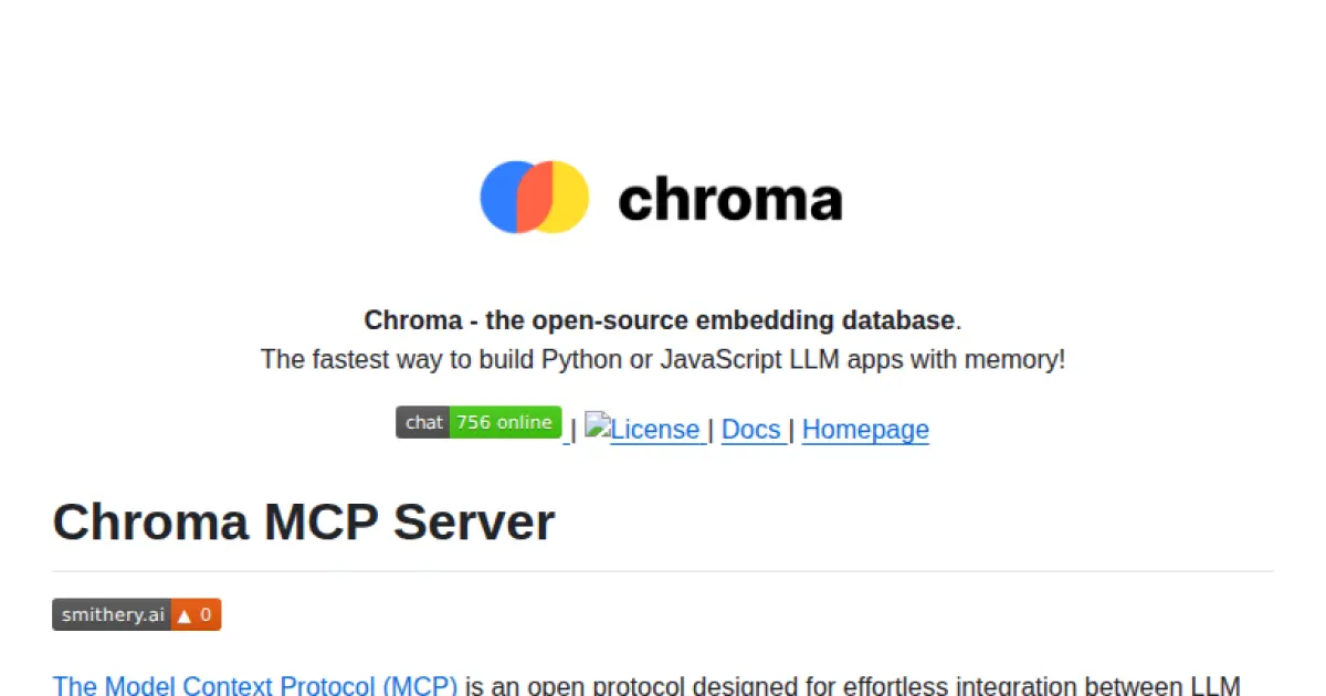 Chroma MCP Server
