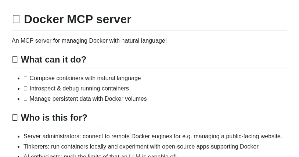 mcp-server-docker