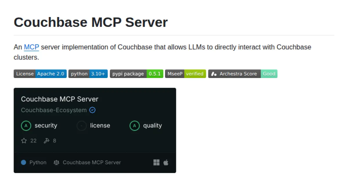 Couchbase MCP Server