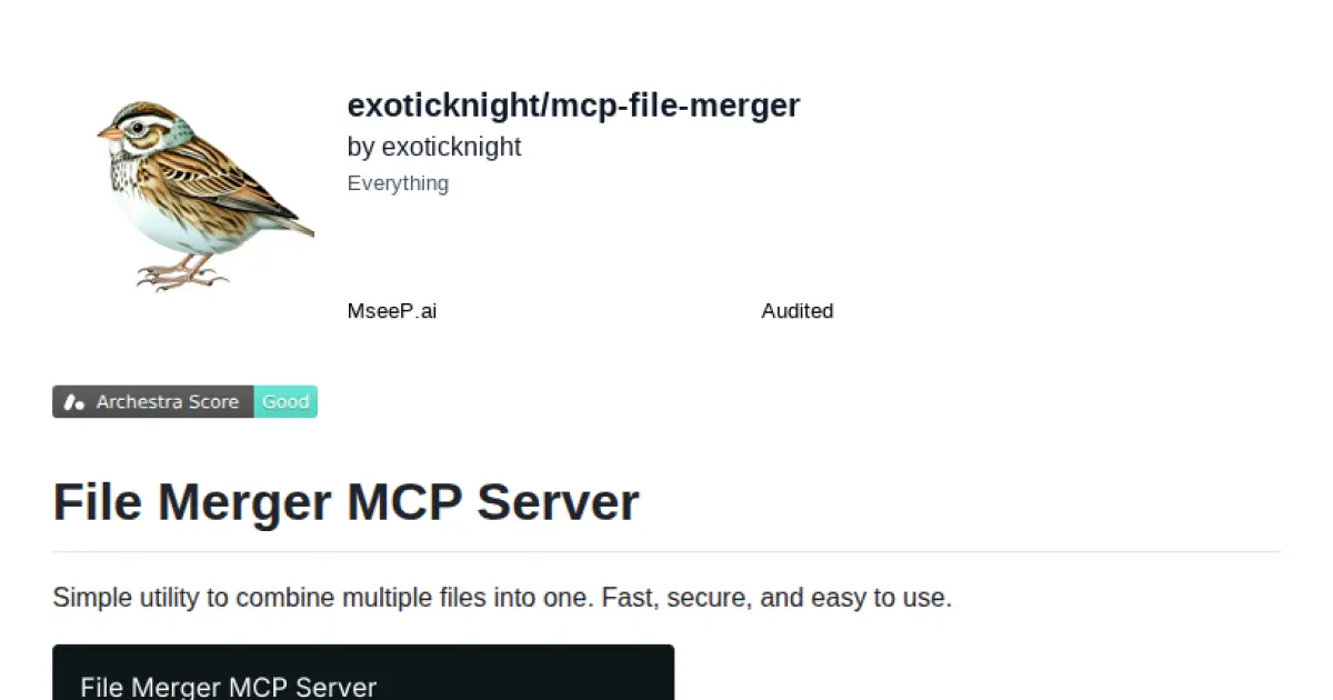 File Merger MCP Server