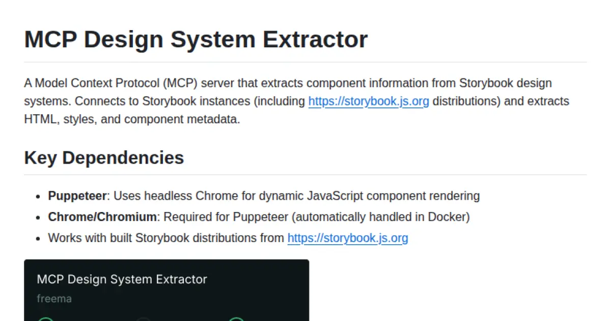 MCP Design System Extractor