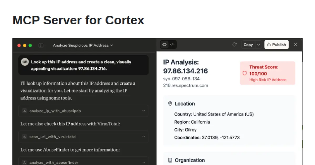 MCP Server for Cortex