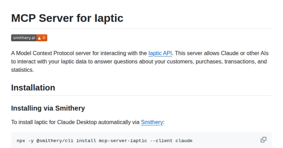 MCP Server for Iaptic