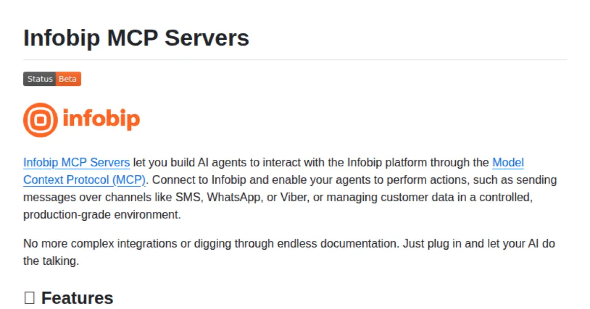 Infobip MCP Servers