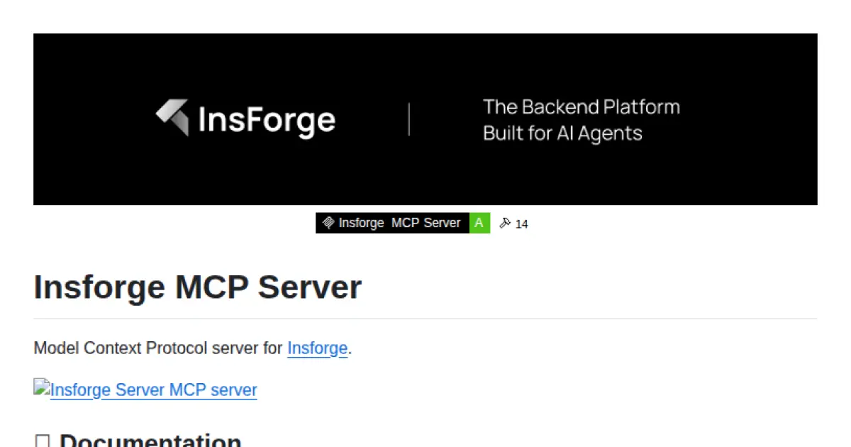 Insforge MCP Server