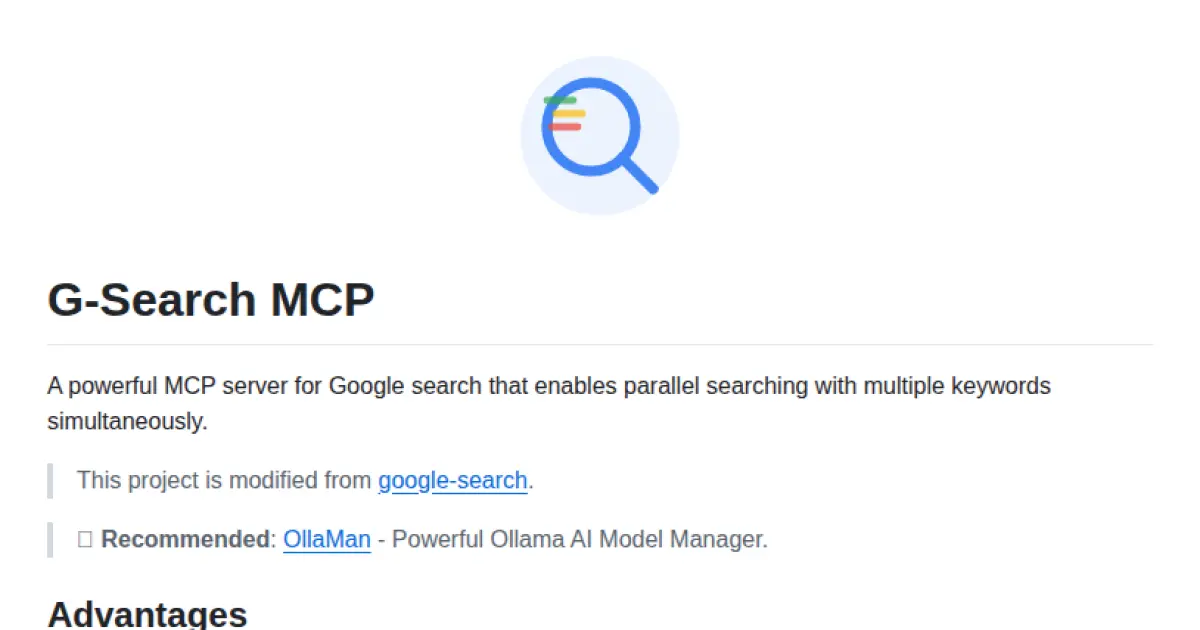 G-Search MCP