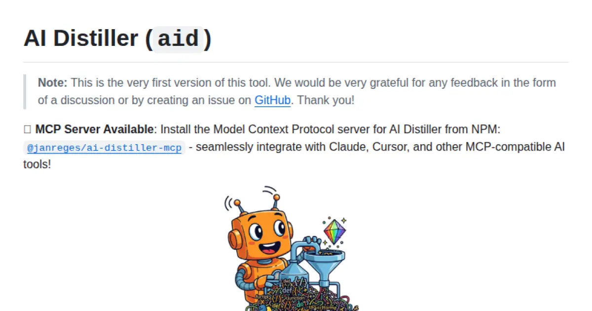 AI Distiller (aid)