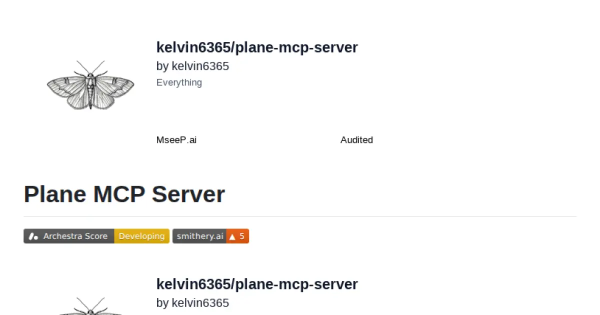 Plane MCP Server
