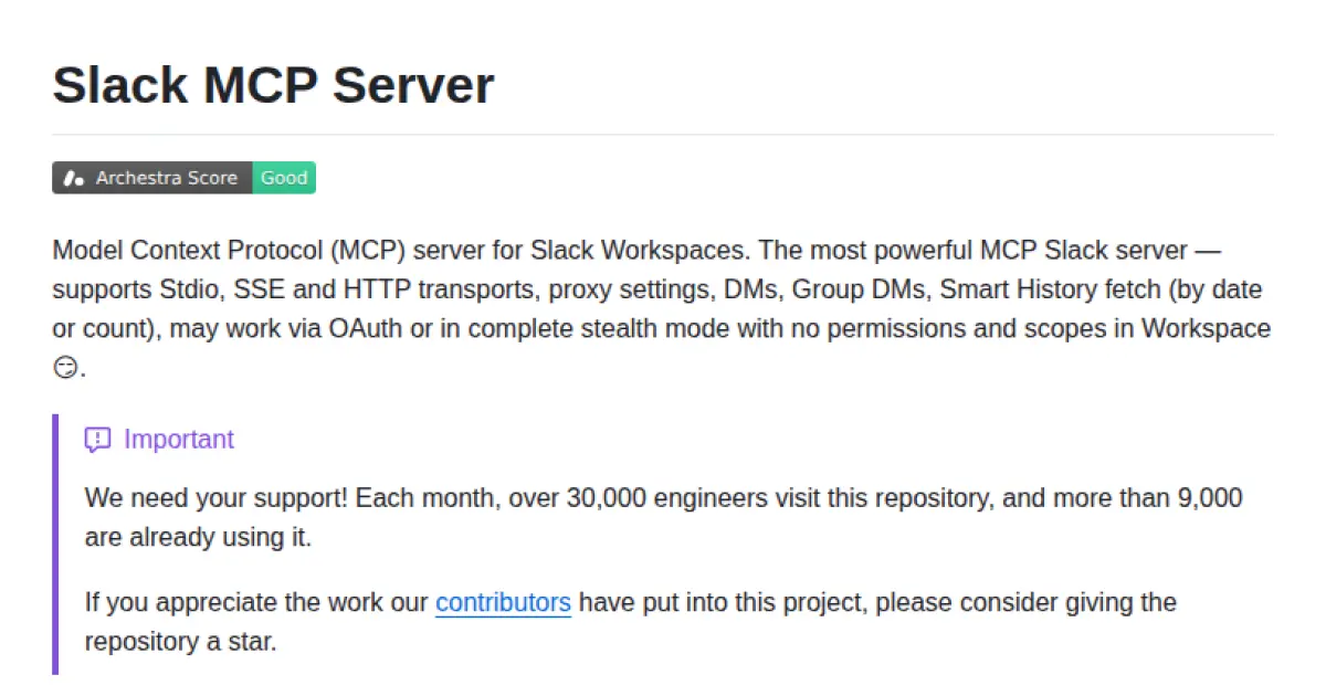 Slack MCP Server
