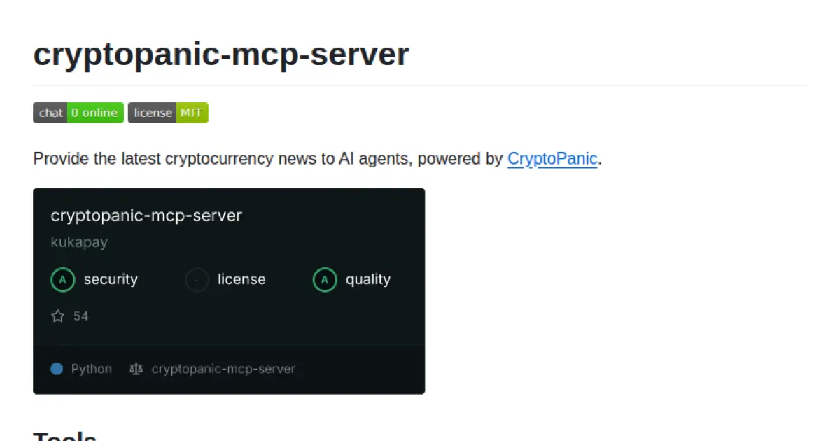 cryptopanic-mcp-server