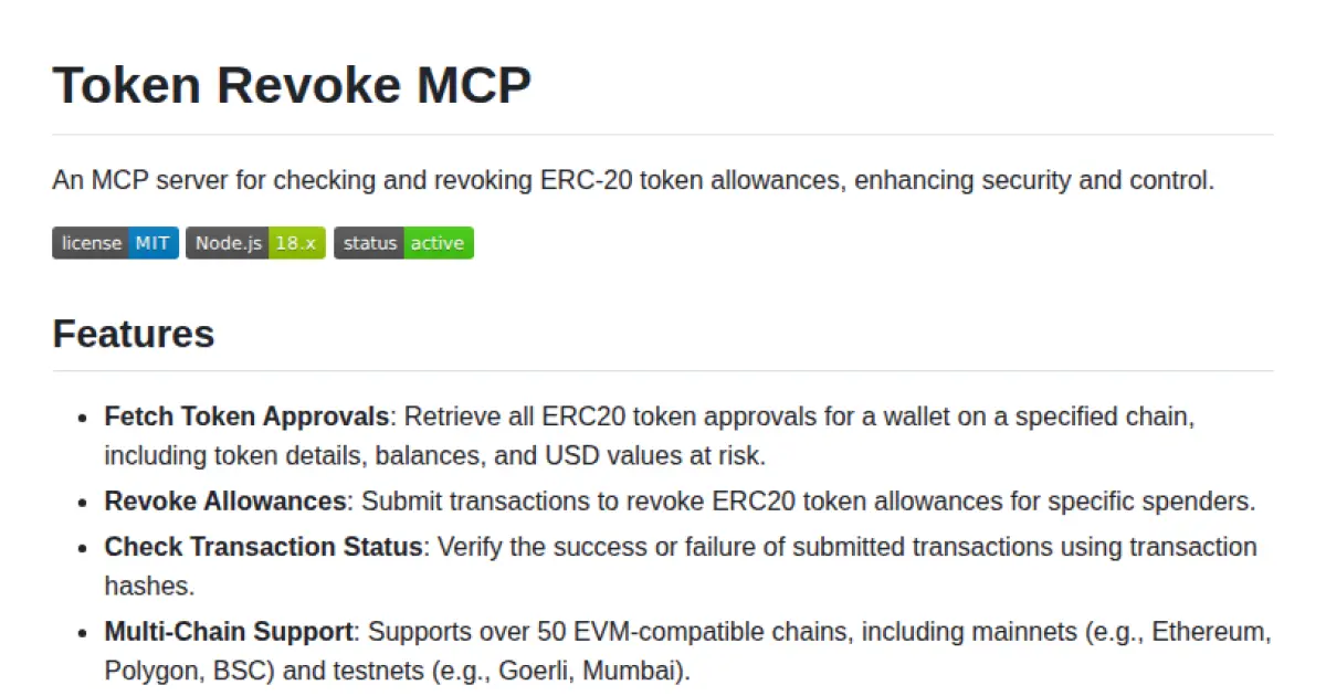 Token Revoke MCP
