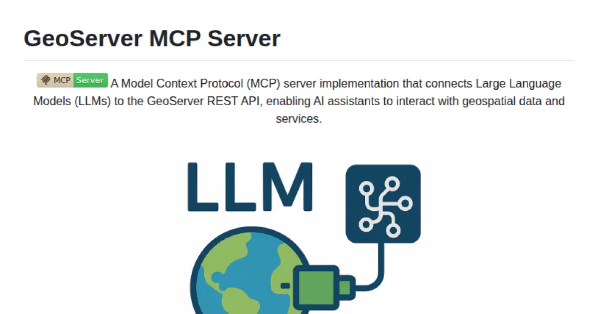 GeoServer MCP Server