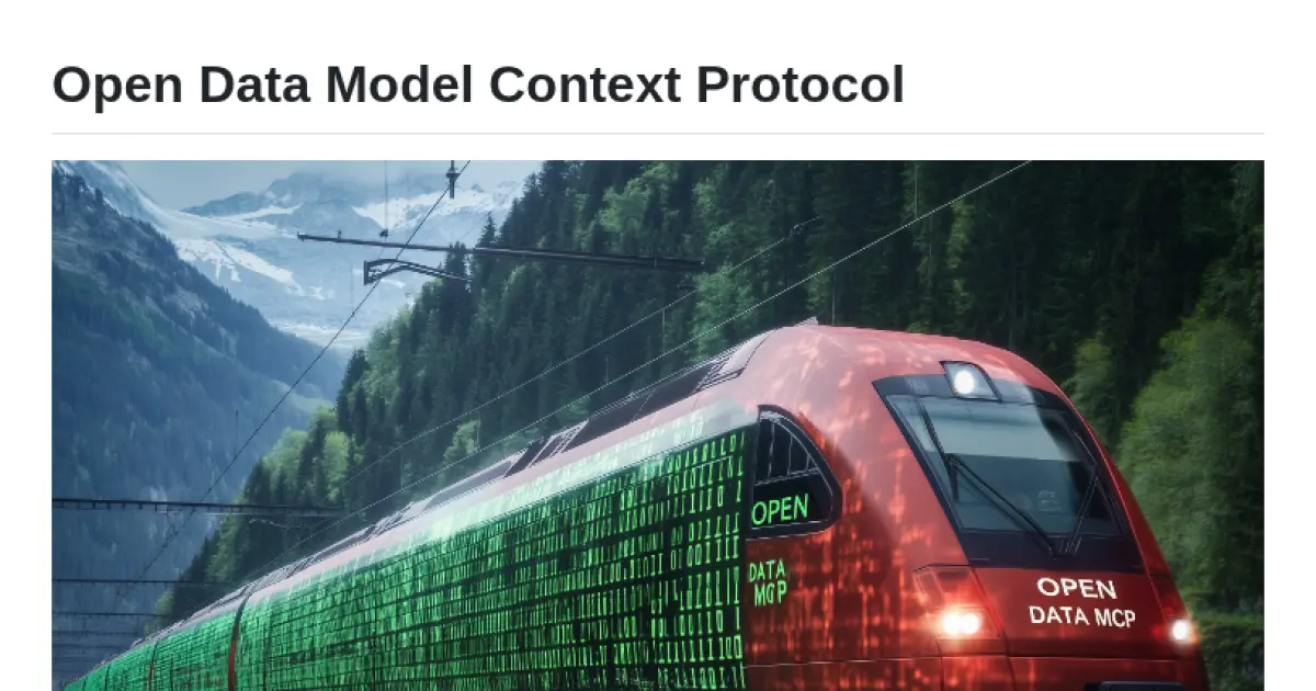 Open Data Model Context Protocol