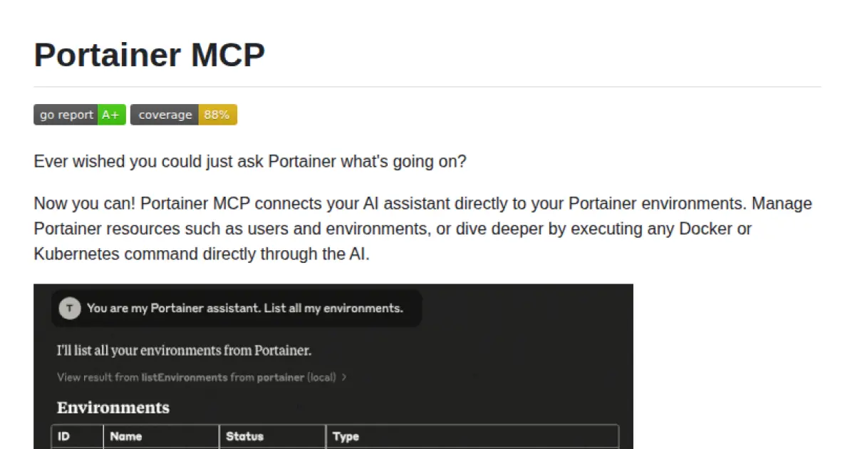Portainer MCP