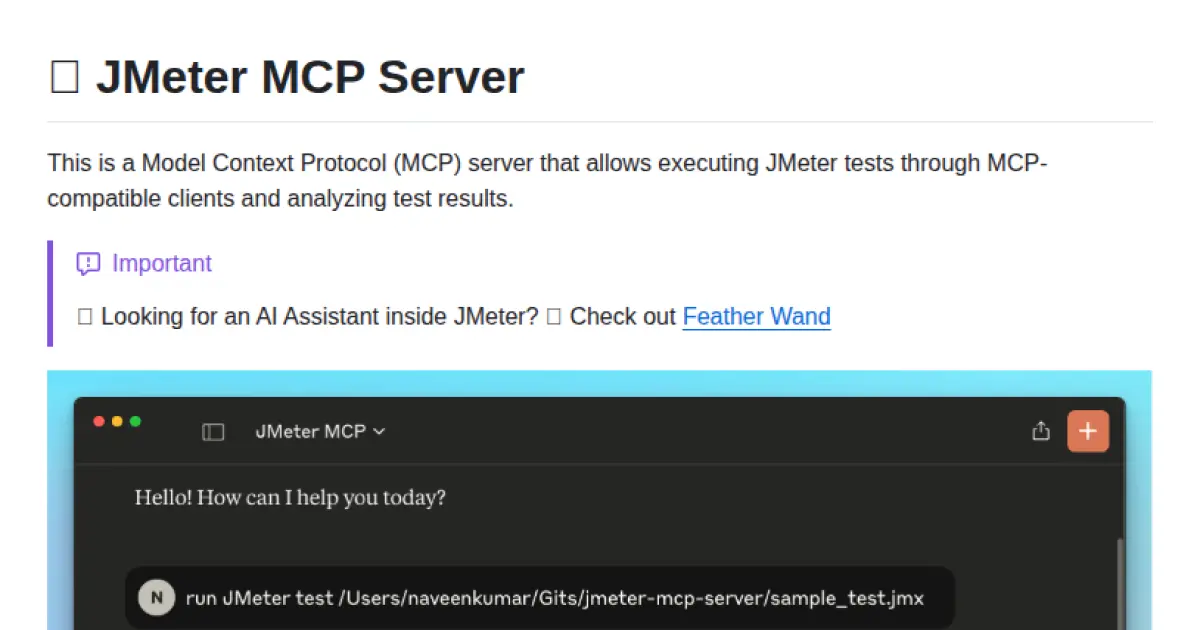 JMeter MCP Server
