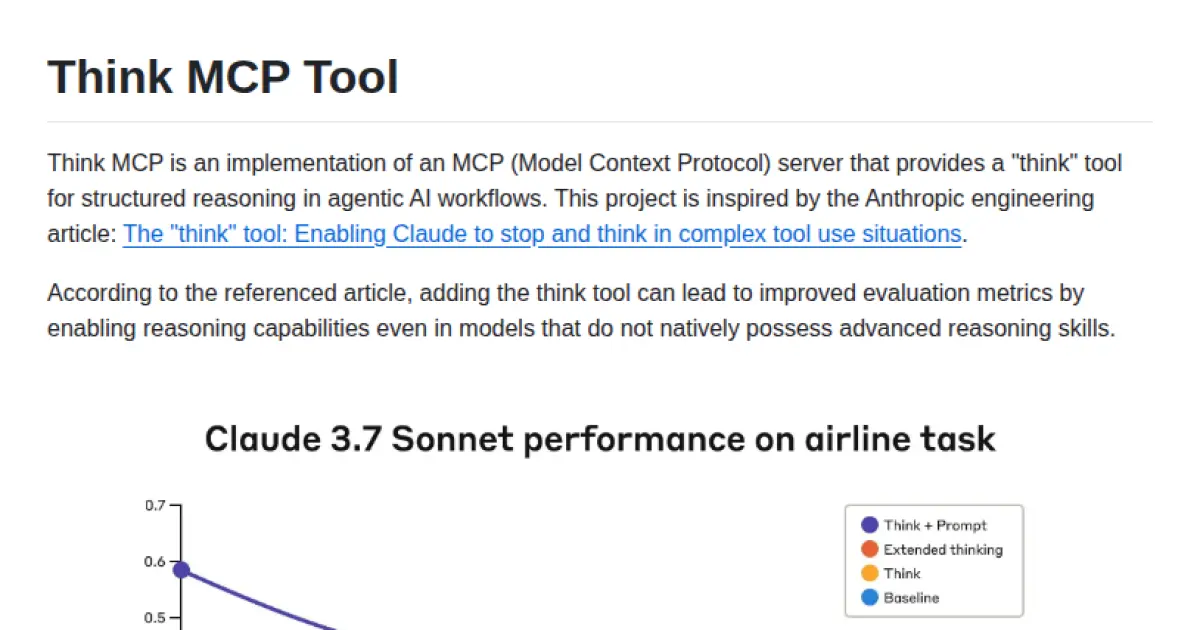 Think MCP Tool