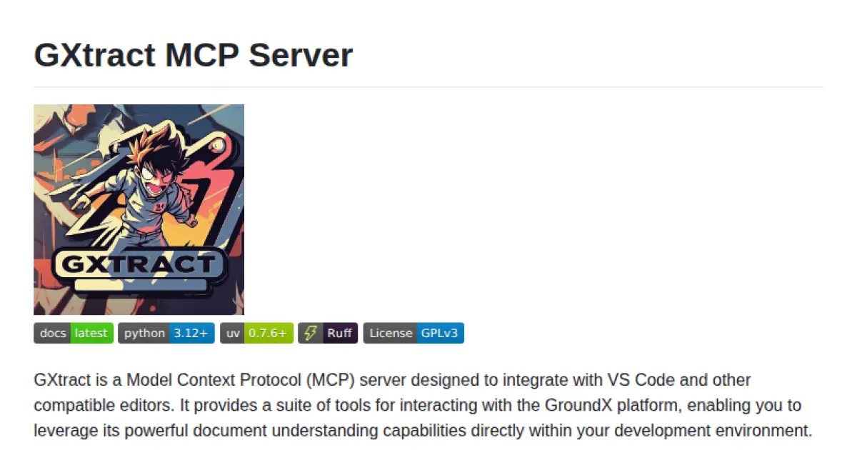 GXtract MCP Server