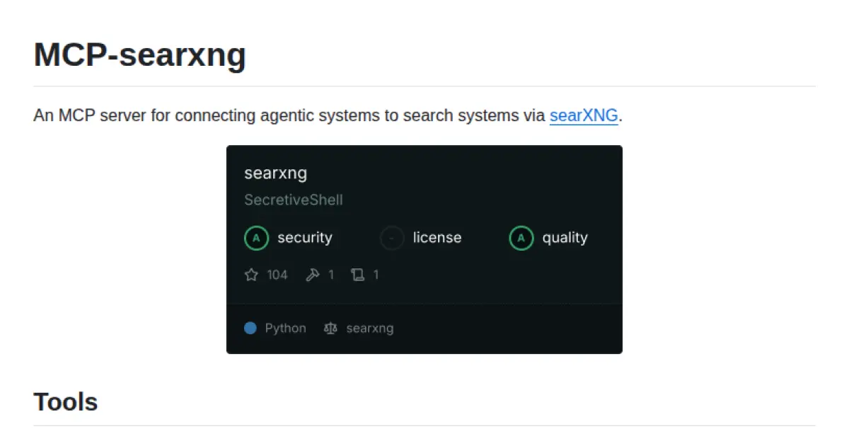 MCP-searxng