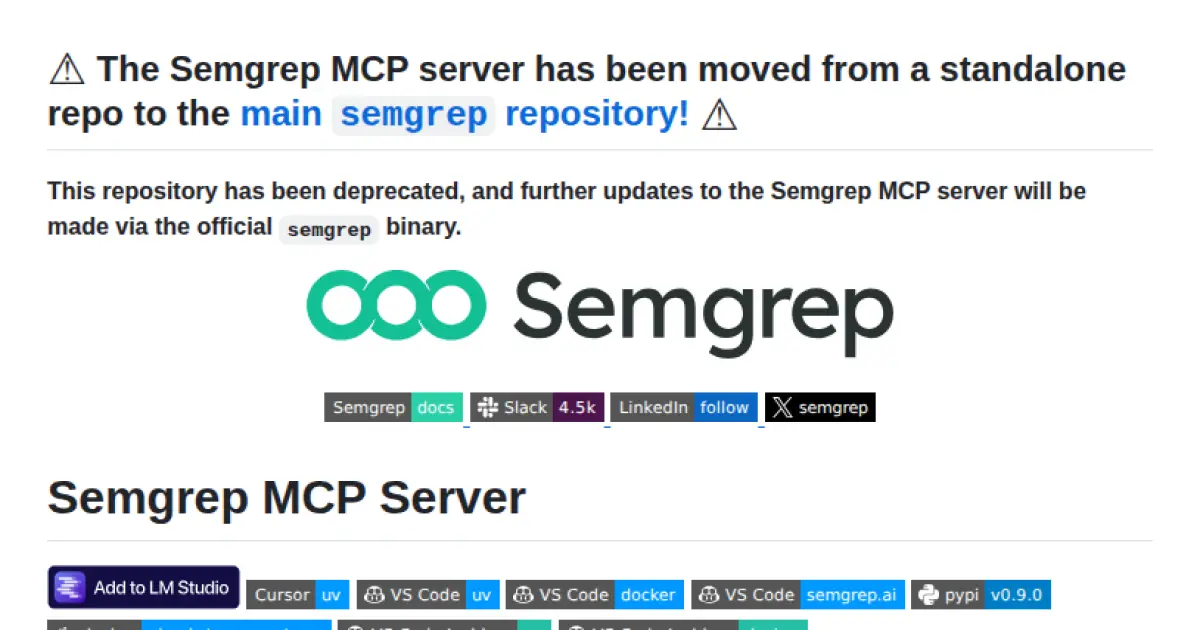 Semgrep MCP Server