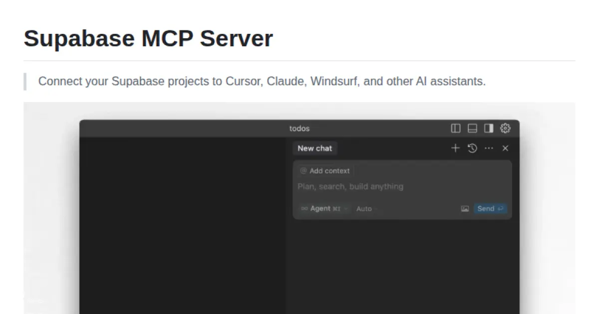 Supabase MCP Server