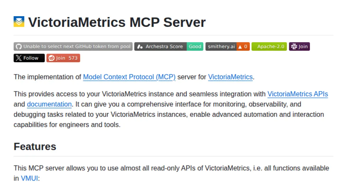 VictoriaMetrics MCP Server