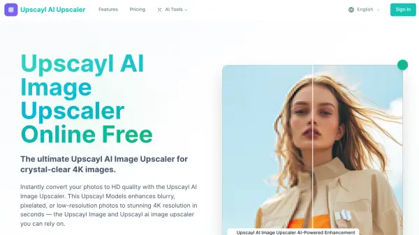 Upscayl AI Upscaler