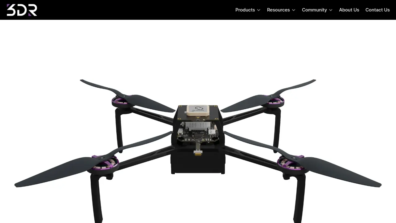 3DR - Essential electronic systems for unmanned vehicles, drones, and UAVs.