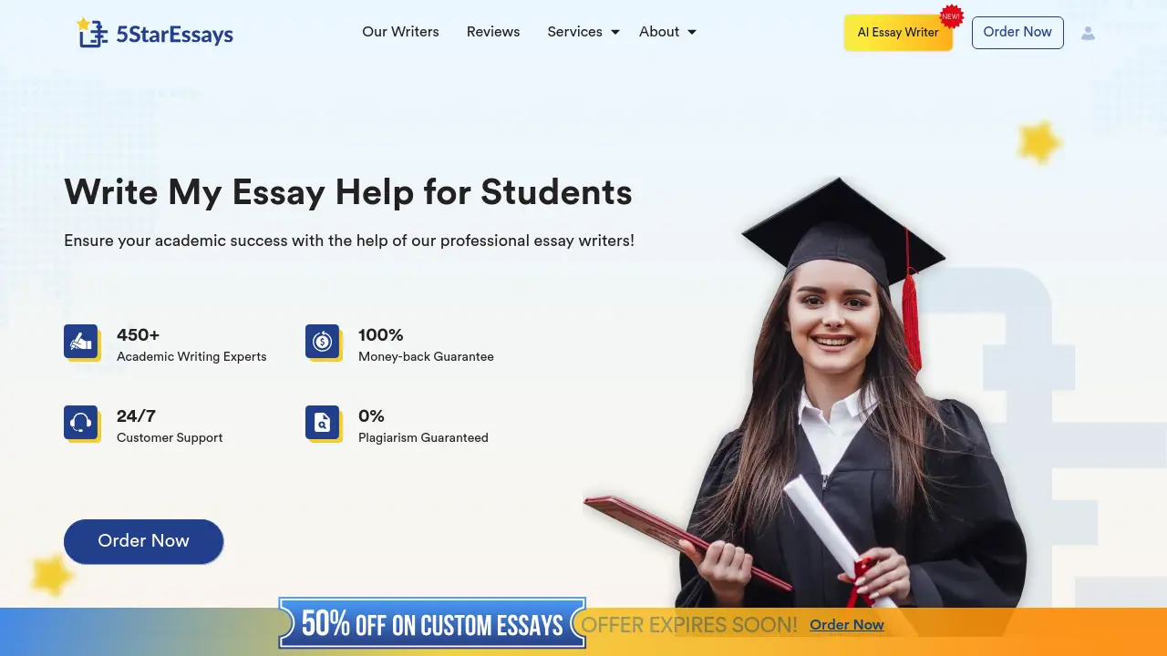 5StarEssays screenshot