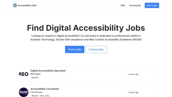 Accessibility Cafe