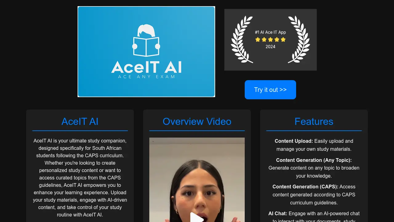 AceIT AI - Your Ultimate Study Companion for the South African CAPS ...