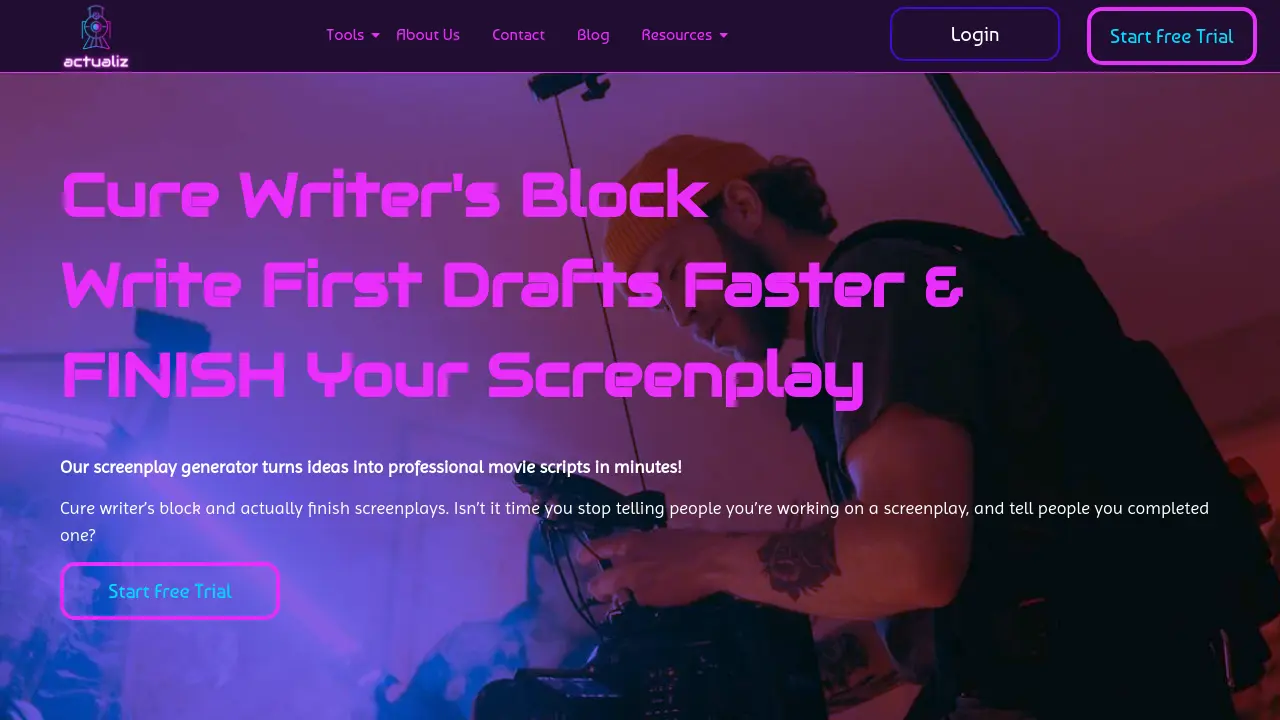 actualiz - Cure Writer's Block, Write First Drafts Faster & FINISH Your ...