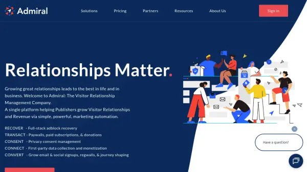 Admiral Visitor Relationship Management (VRM)