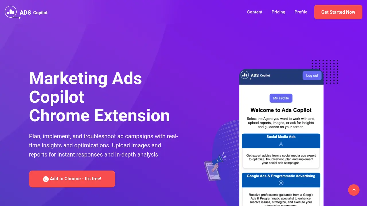 AdsCopilot - Marketing Ads Copilot Chrome Extension