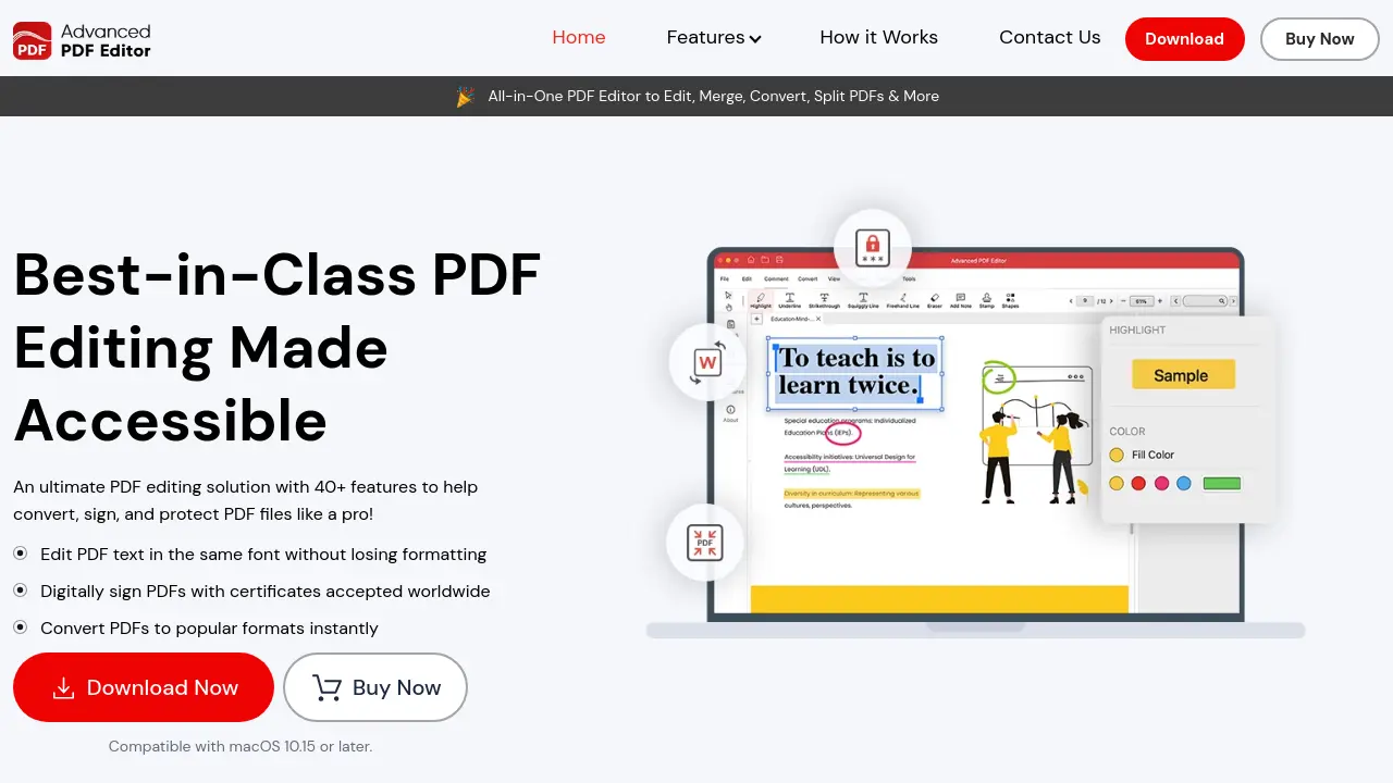Advanced PDF Editor - Best-in-Class PDF Editing Made Accessible