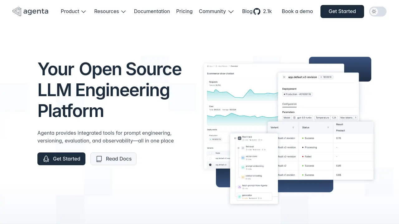Agenta - End-to-End LLM Engineering Platform