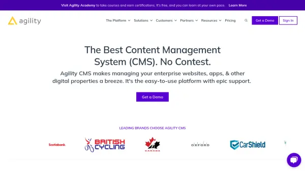 Agility CMS