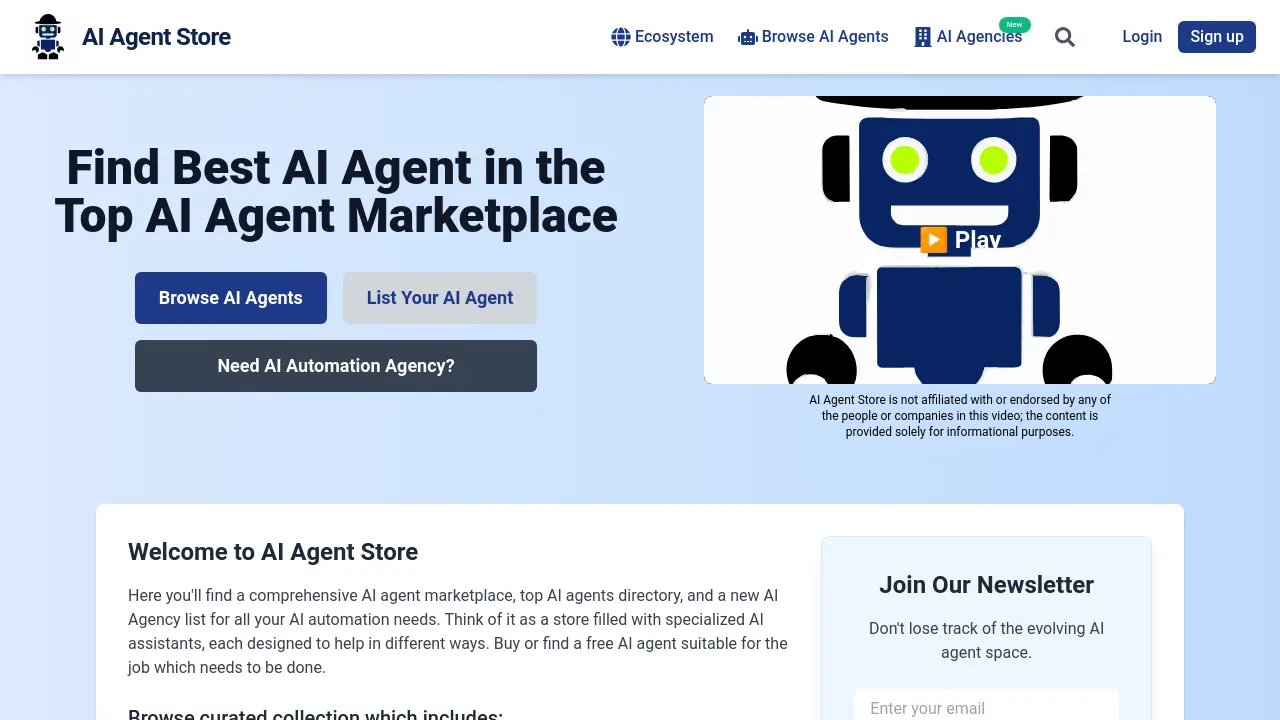 AI Agent Store - Find Best AI Agent in the Top AI Agent Marketplace