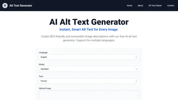 AI Alt Text Generator