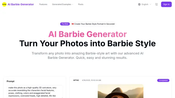 AI Barbie Generator