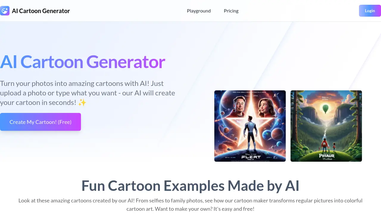 AI Cartoon Generator screenshot