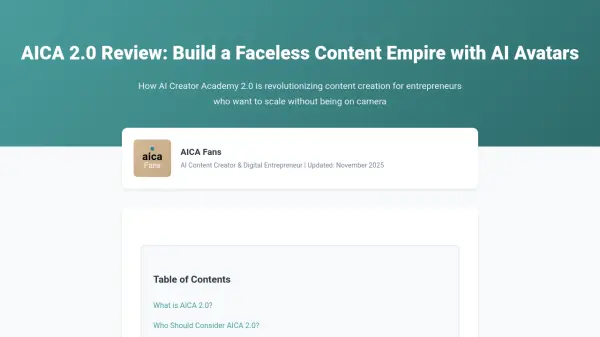 AI Creator Academy 2.0