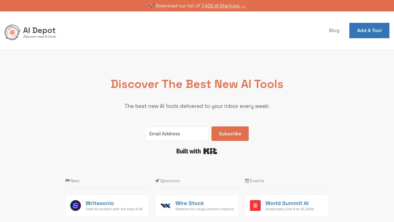 AI Depot - Discover New AI Tools