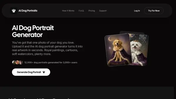 AI Dog Portraits