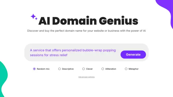 AI Domain Genius