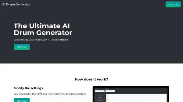 AI Drum Generator