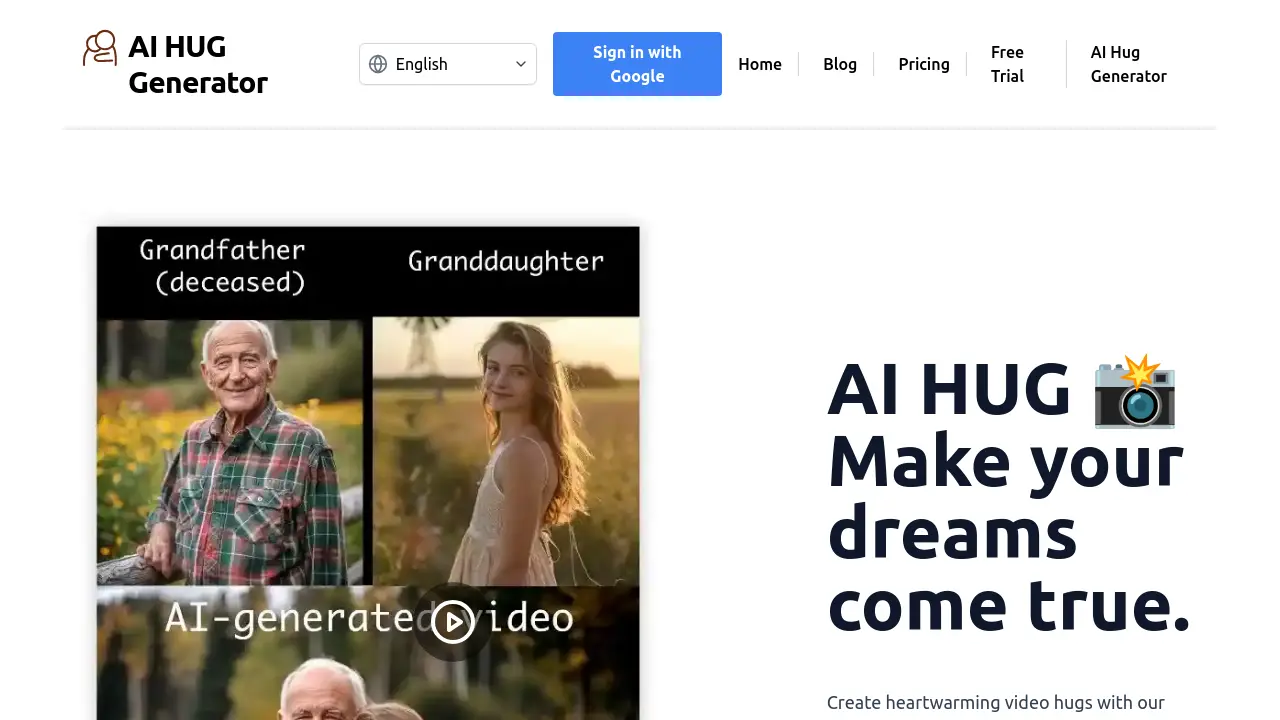 AI HUG Generator screenshot