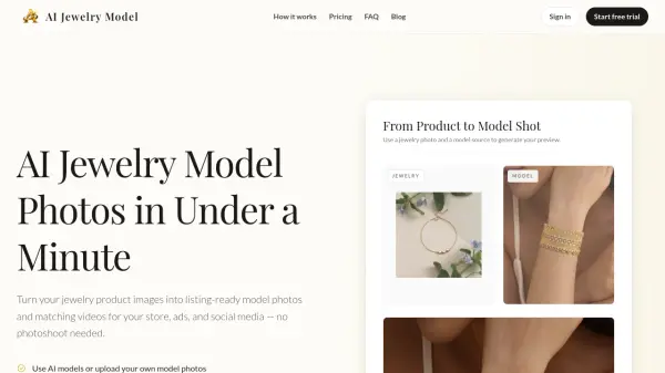 AI Jewelry Model
