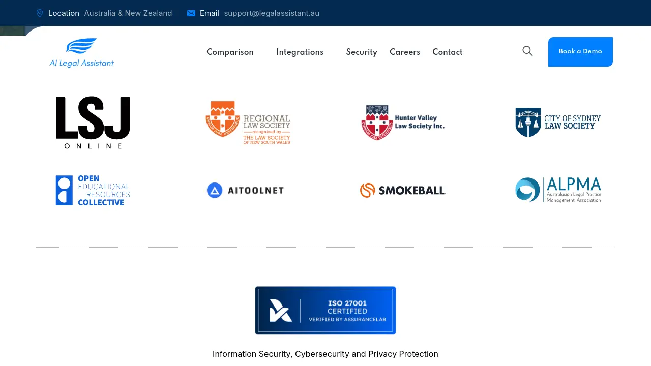 AI Legal Assistant screenshot